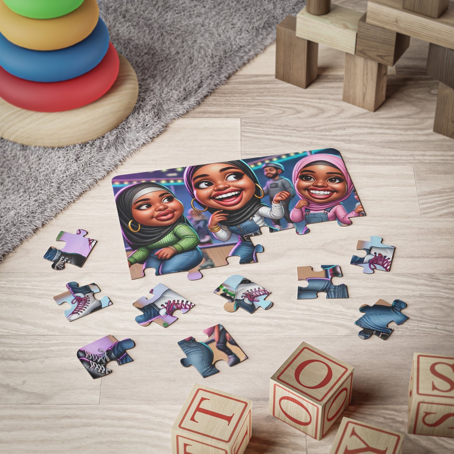 Muslimahs Skating: 30-Piece Puzzle