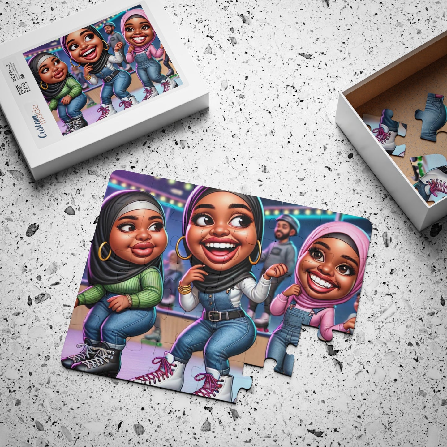 Muslimahs Skating: 30-Piece Puzzle