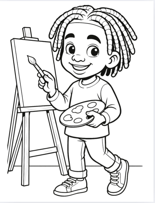 Brown Sugar Boys Coloring book