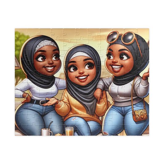 Hijabi girls Puzzle - 110 piece puzzle