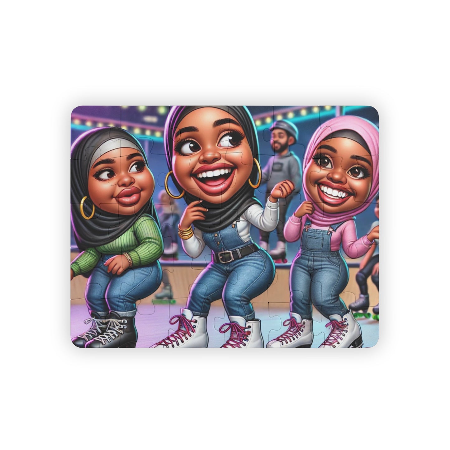 Muslimahs Skating: 30-Piece Puzzle