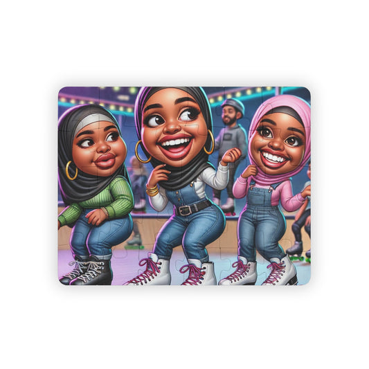 Muslimahs Skating: 30-Piece Puzzle