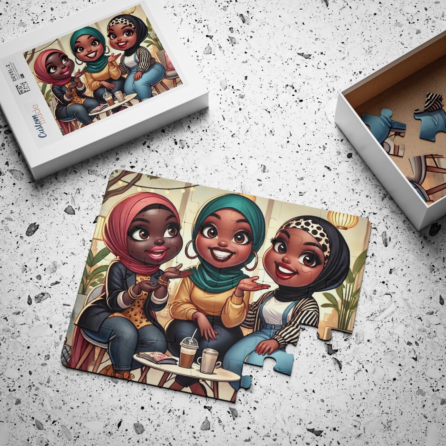 Sisters coffee date Puzzle: 30-Piece Puzzle