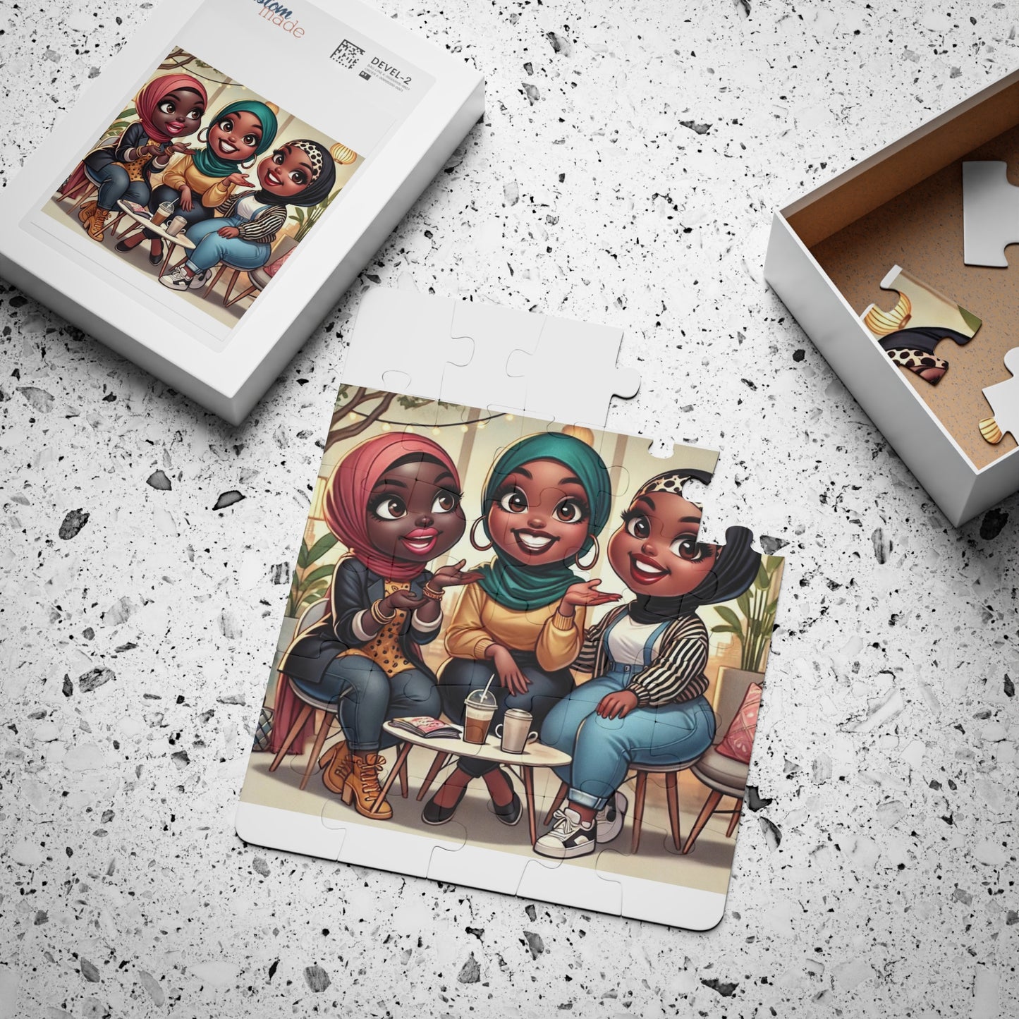 Sisters coffee date Puzzle: 30-Piece Puzzle