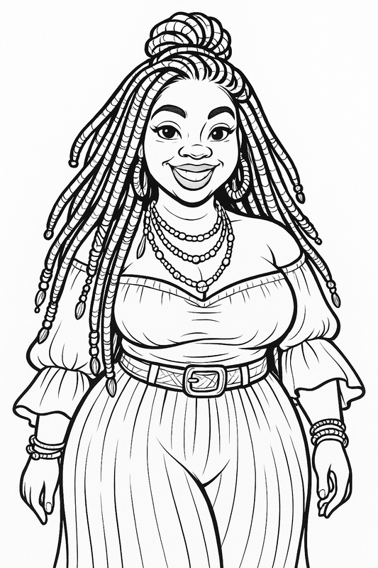 Pre-Sale: Brown Sugar Sweet & Sassy Coloring book for women